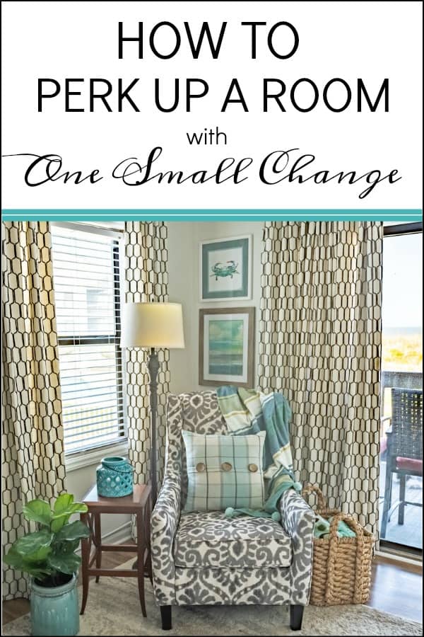 How to perk up a room with one small change #homedecor #decoratingtips #decoratingideas #interiordesignideas #decoratingideas #tips