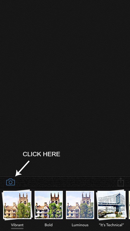 Showing you where to click on your iphone.