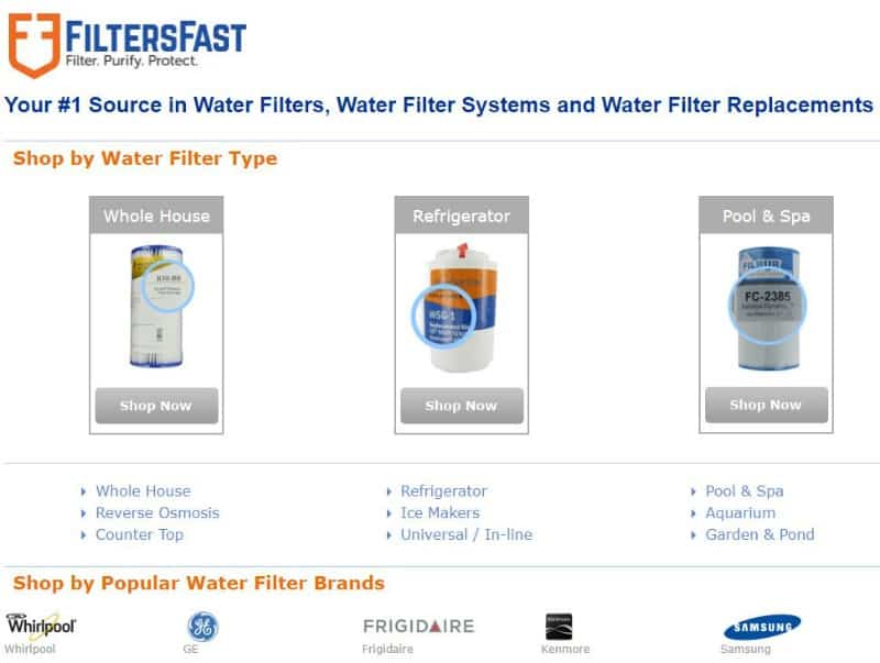 Every type of water filter needed for your home and refrigerator can be found at FiltersFast. Join their Home Filter Club for 5% off of every order! #waterfilters #summerhomemaintenance #checklist #cleanwater