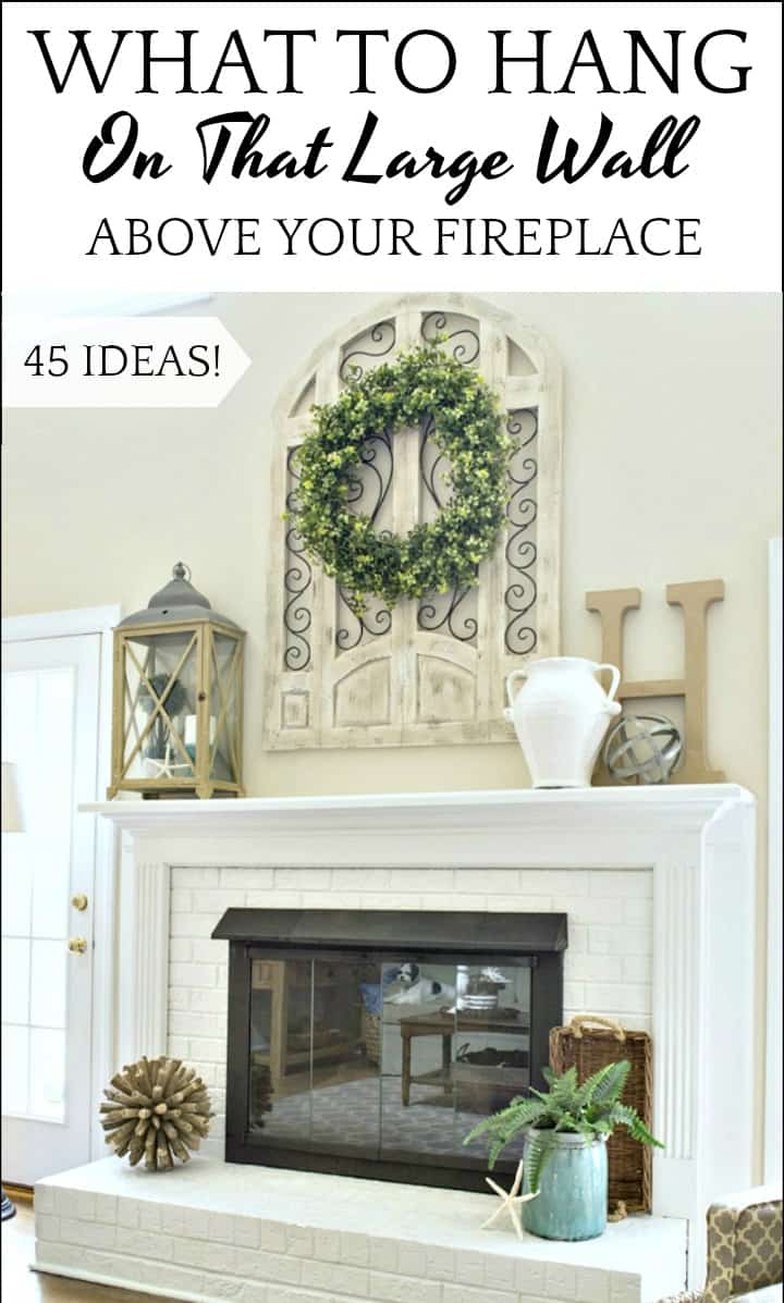 How To Decorate Above A Fireplace In A Two Story Room | Worthing Court