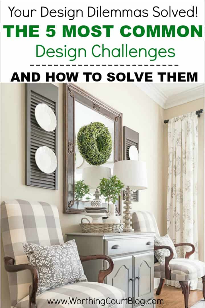 Tips for how how to decorate and solve the 5 most common design challenges