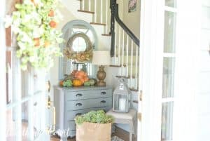 Keeping The Fall Decor Simple In My Foyer + A Video Tour