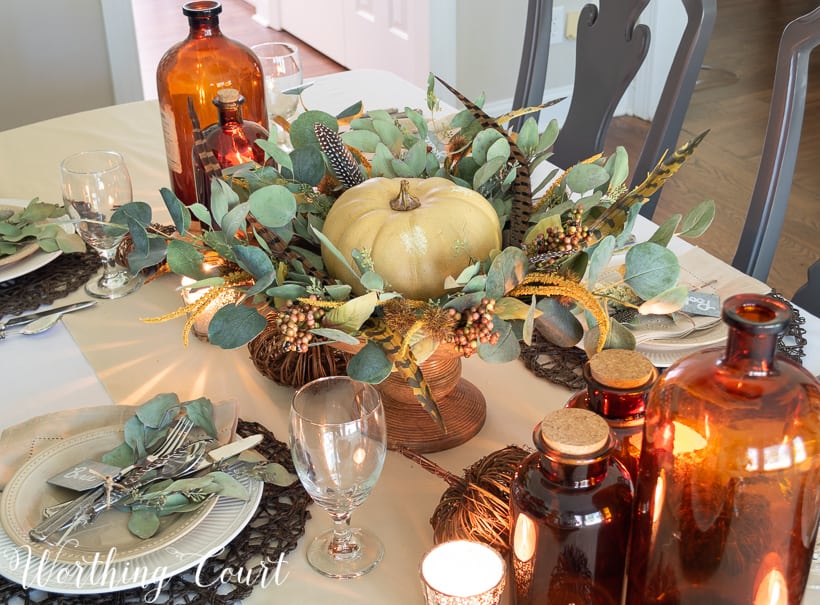 thanksgiving table centerpiece 