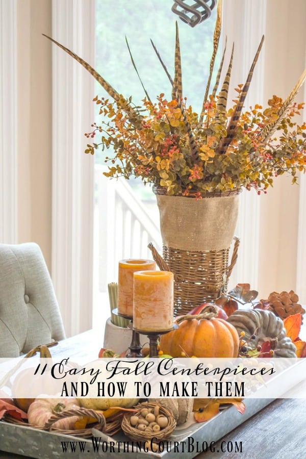 11 easy fall centerpieces and how to make them