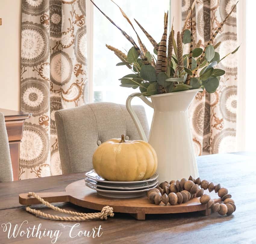 farmhouse fall centerpiece