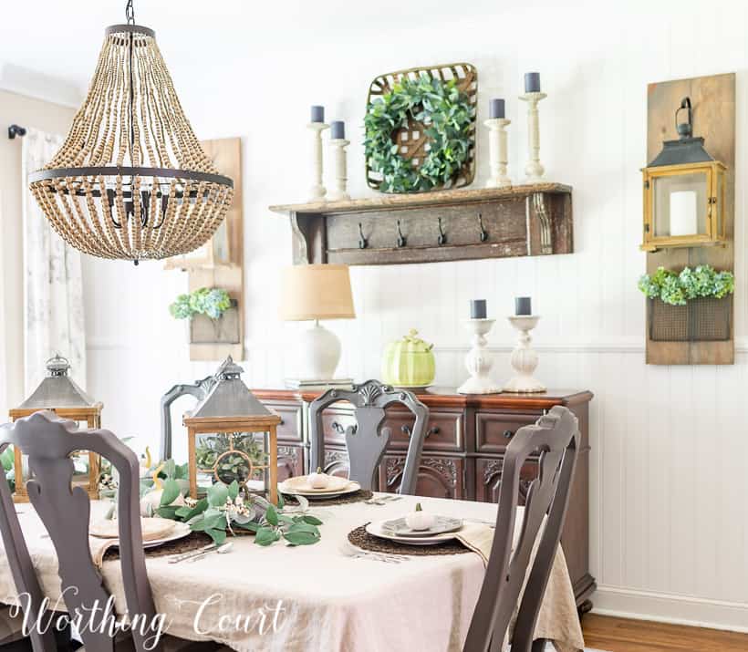 My Casually Elegant Fall Dining Room, Casual Elegant Dining Room Table