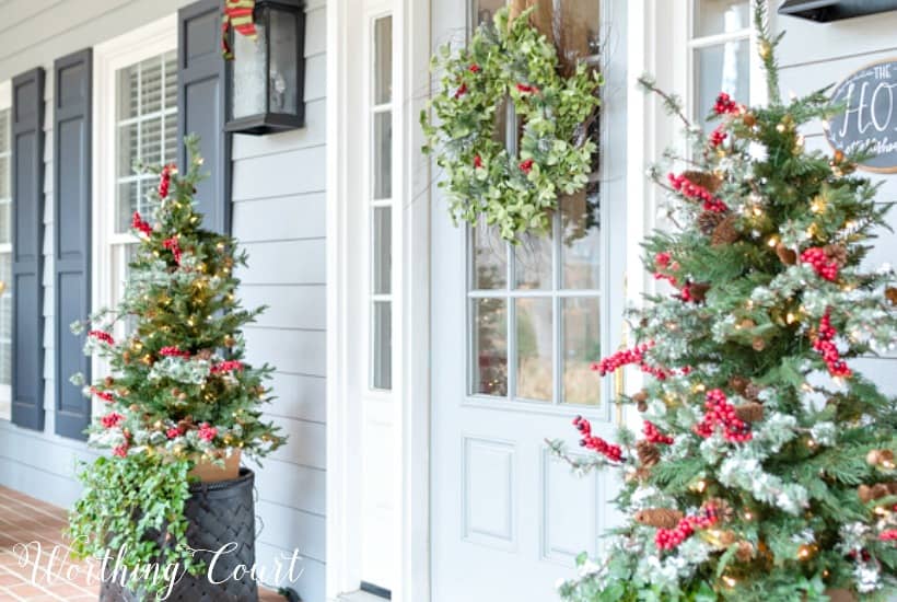 My Charming Christmas Front Porch