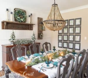 My Elegant Christmas Dining Room And Tablescape | Worthing Court