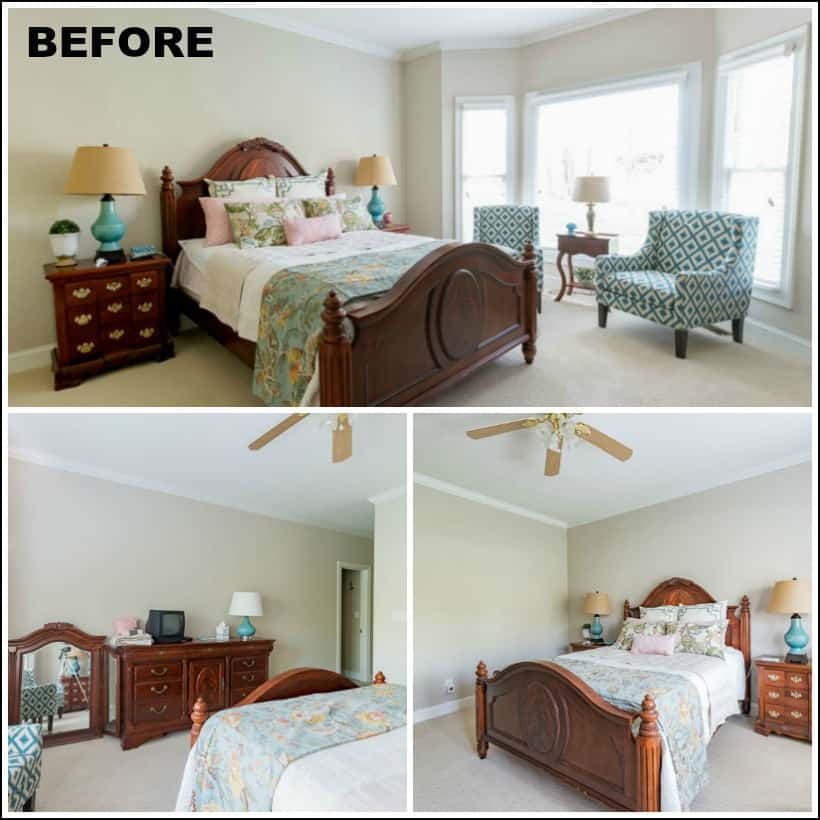 before and after budget bedroom makeover reveal | worthing