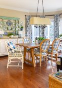 breakfast room makeover using a mood board