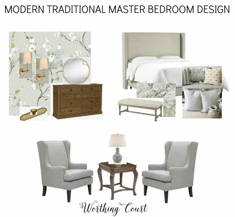 design board for master bedroom