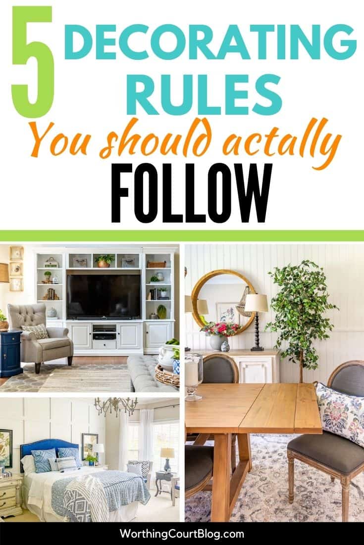 5 Basic Decorating Rules According To