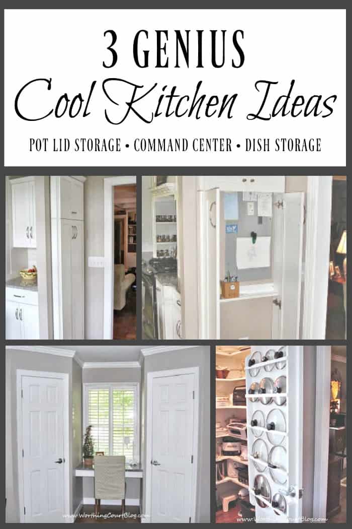 3 Genius Cool Kitchen Ideas poster.