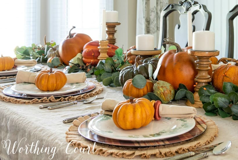 How To Set A Table For Thanksgiving