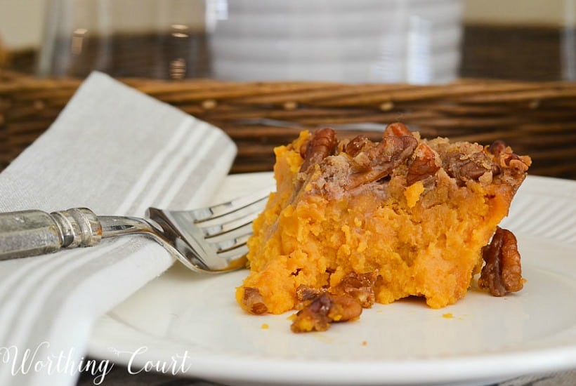 photo of sweet potato casserole recipe