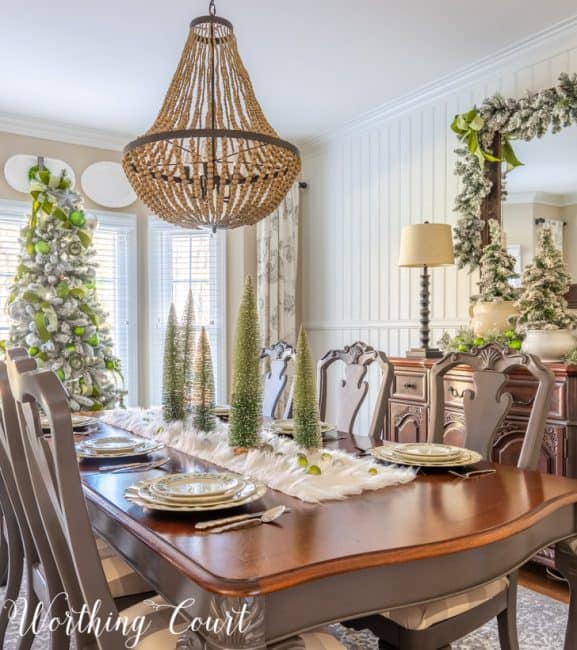 Elegant Christmas Decorations For A Dining Room Worthing Court