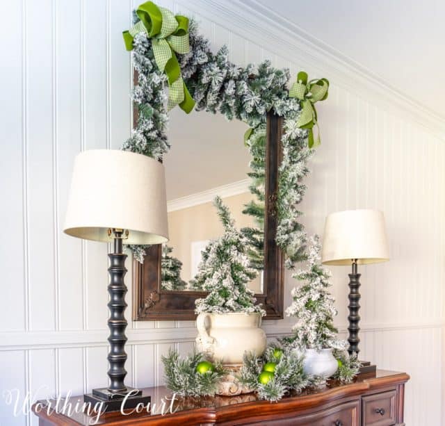 Elegant Christmas Decorations For A Dining Room | Worthing Court