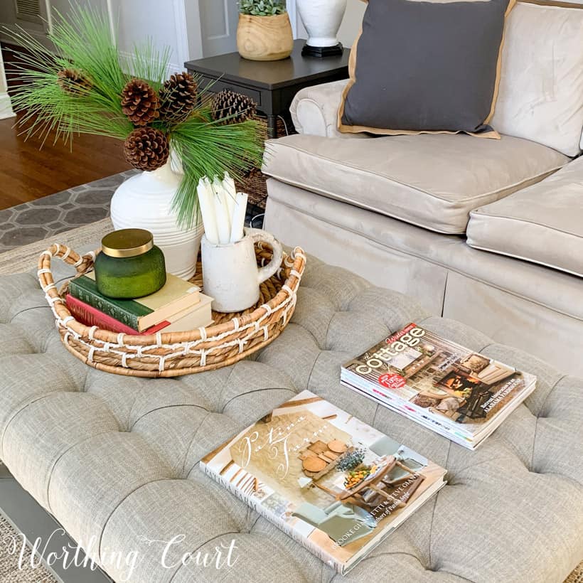 coffee table arrangement