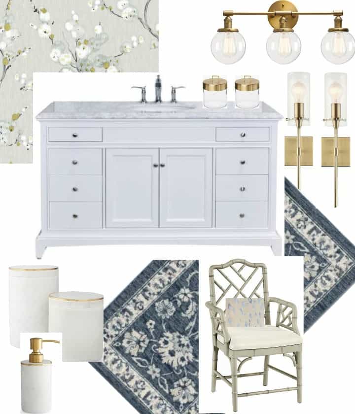 bathroom design board