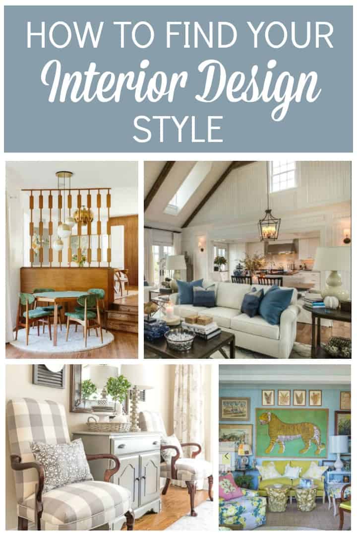 What's My Design Style Pinterest Graphic with 4 rooms