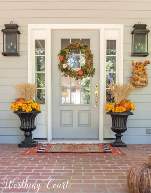 Beautiful Fall Front Porch Decoating Ideas | Worthing Court