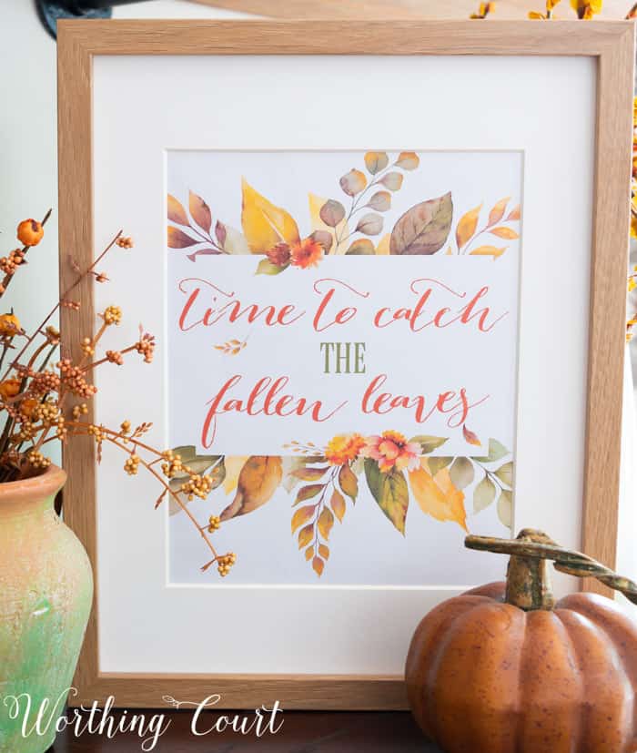 Set Of 2 Fabulous New Free Fall Printables! | Worthing Court