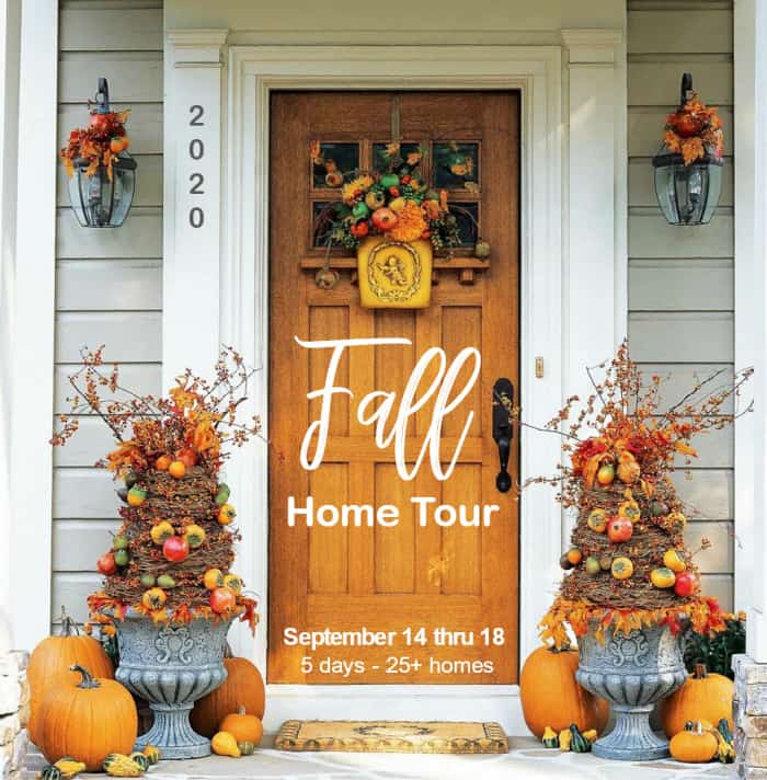graphic for fall decor bloghop