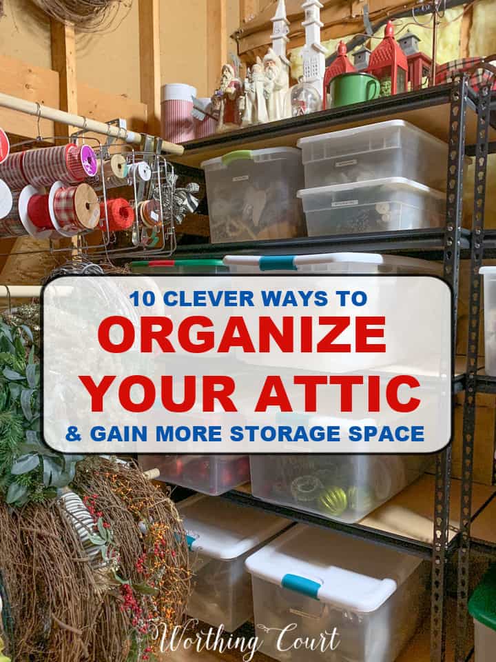 10 clever ways to organize your attic