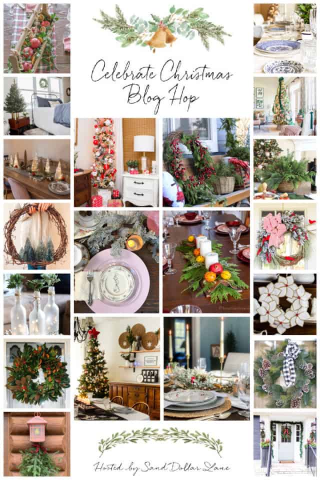 graphic for Christmas decorating ideas bloghop