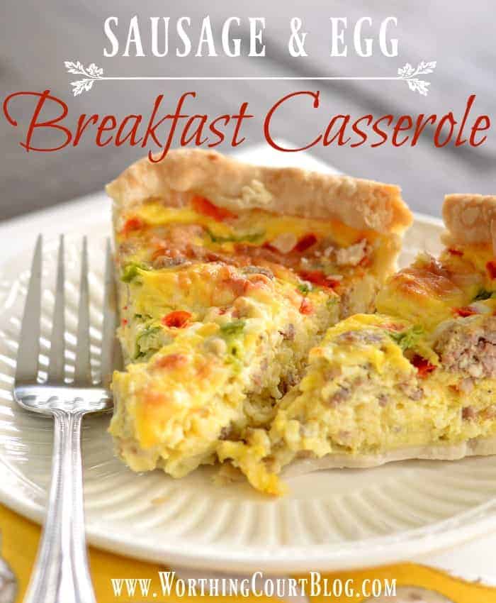 Yummy Breakfast Pie Casserole Recipe – Perfect For Holiday Mornings!