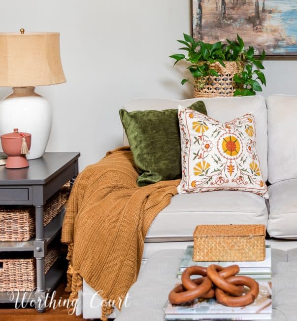 My Updated Traditional Cottage Fall Family Room | Worthing Court