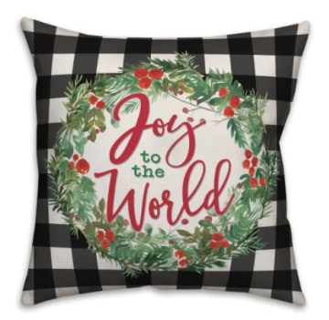 joy to the world pillow