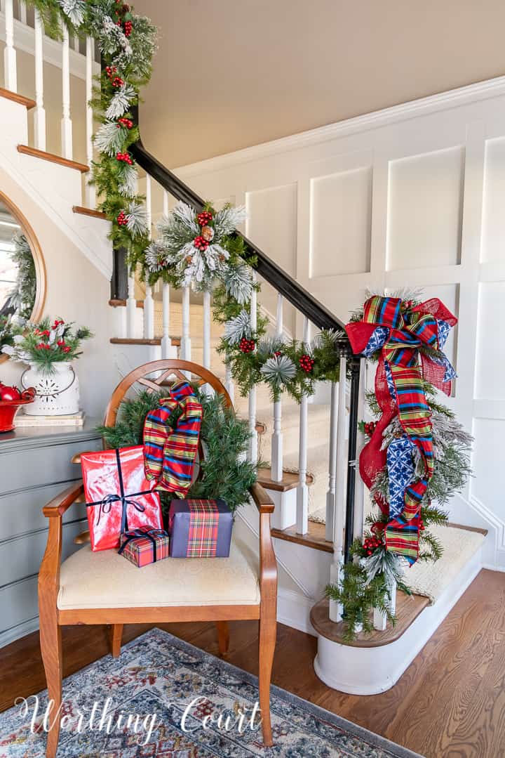 Cozy Christmas Decor Ideas Foyer And Family Room Worthing Court - Inside Decorating Ideas For Christmas