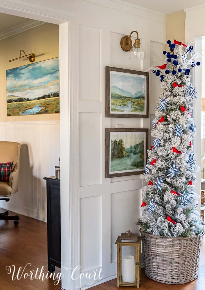 Cozy Christmas Decor Ideas - Foyer And Family Room