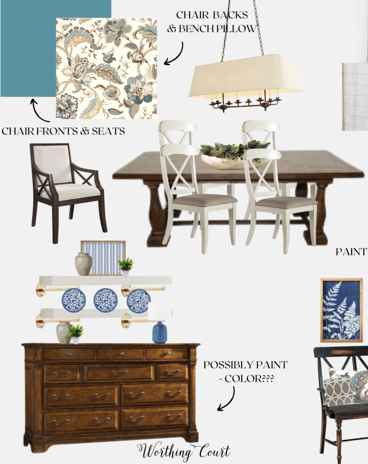 DIY Breakfast Nook Refresh Plan