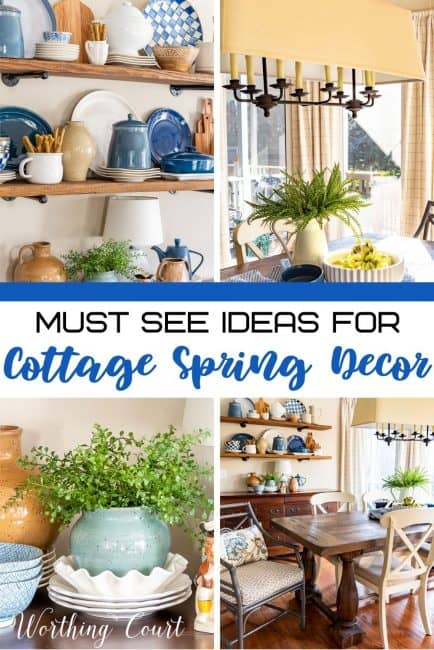 Cottage Style Spring Breakfast Room Decor Ideas | Worthing Court