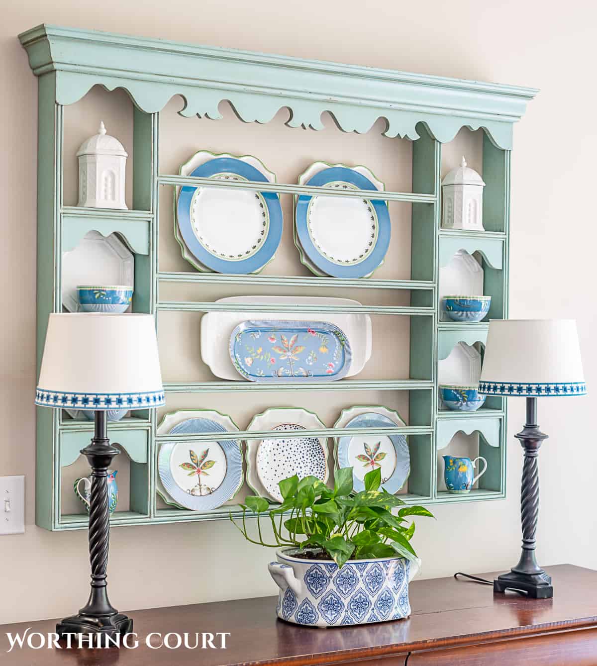 Plate Racks (for Displaying Platters, Serving Boards, and Plates!): Sunday  Strolls + Scrolls - The Inspired Room