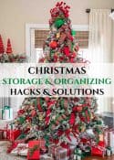 Pinterest image for Christmas Organization