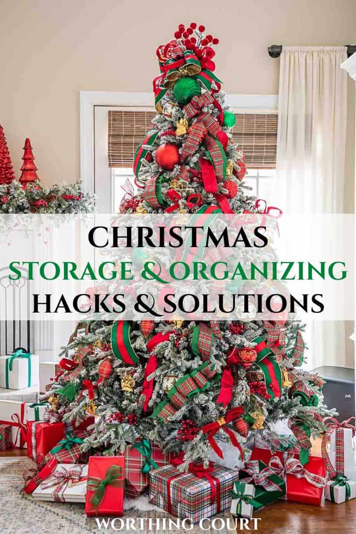Pinterest image for Christmas Organization