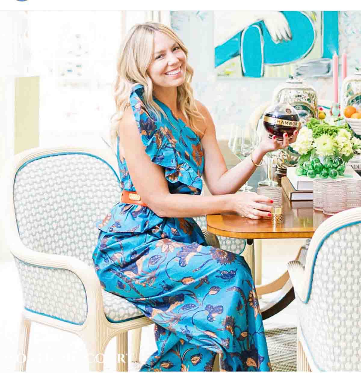 image of woman sitting in chair