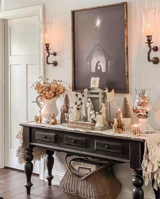 Nativity Scene Display Ideas - Worthing Court | DIY Home Decor Made Easy