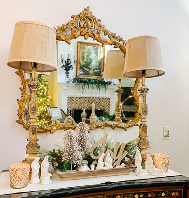 Nativity Scene Display Ideas - Worthing Court | DIY Home Decor Made Easy