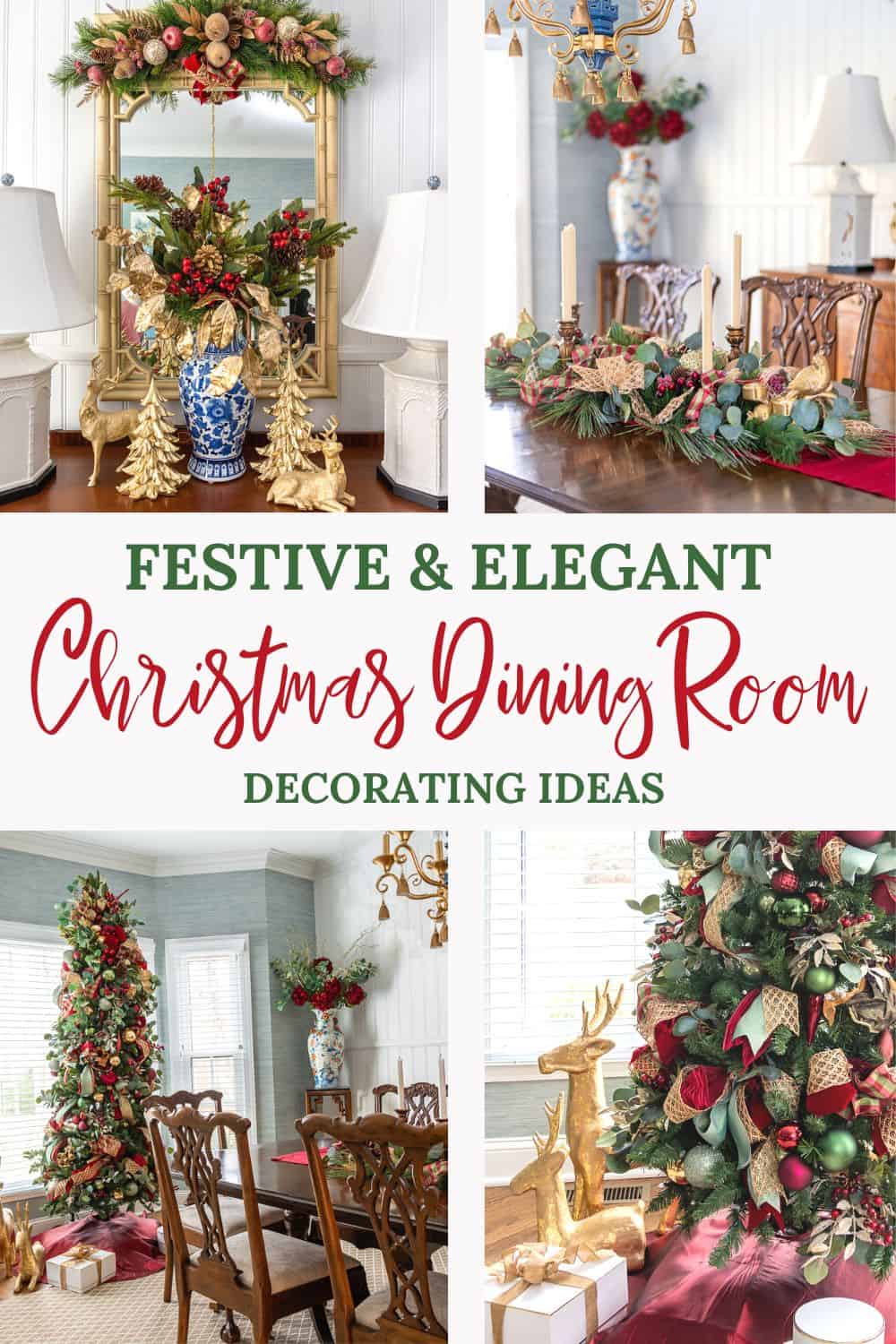 Pinterest graphic for Christmas Home Tours bloghop