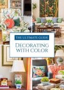 Pinterest graphic for foolproof ideas to decorate with color, especially for spring