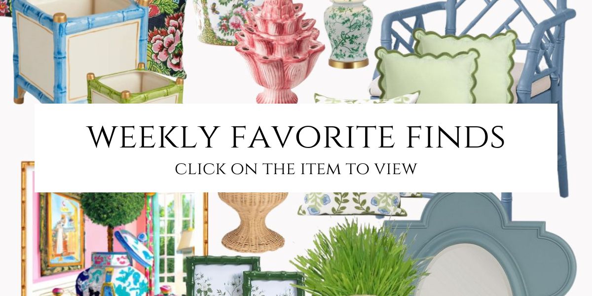 page graphic for Worthing Court blog weekly favorite finds
