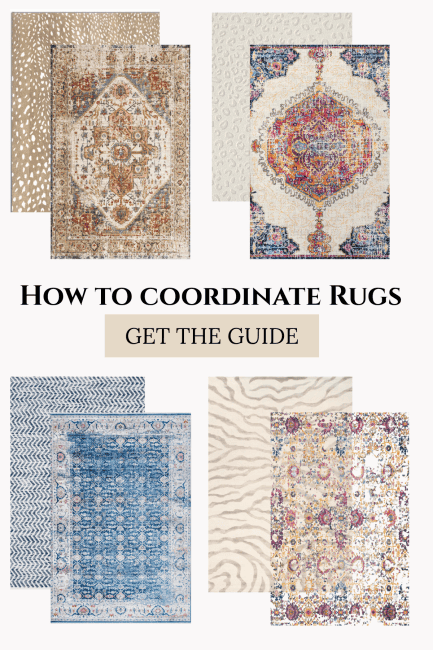 Wondering how to coordinate multiple rugs in an open floor plan? This helpful guide breaks down what works (and what doesn’t!) when mixing colors, textures, and styles—so your spaces flow beautifully from room to room.