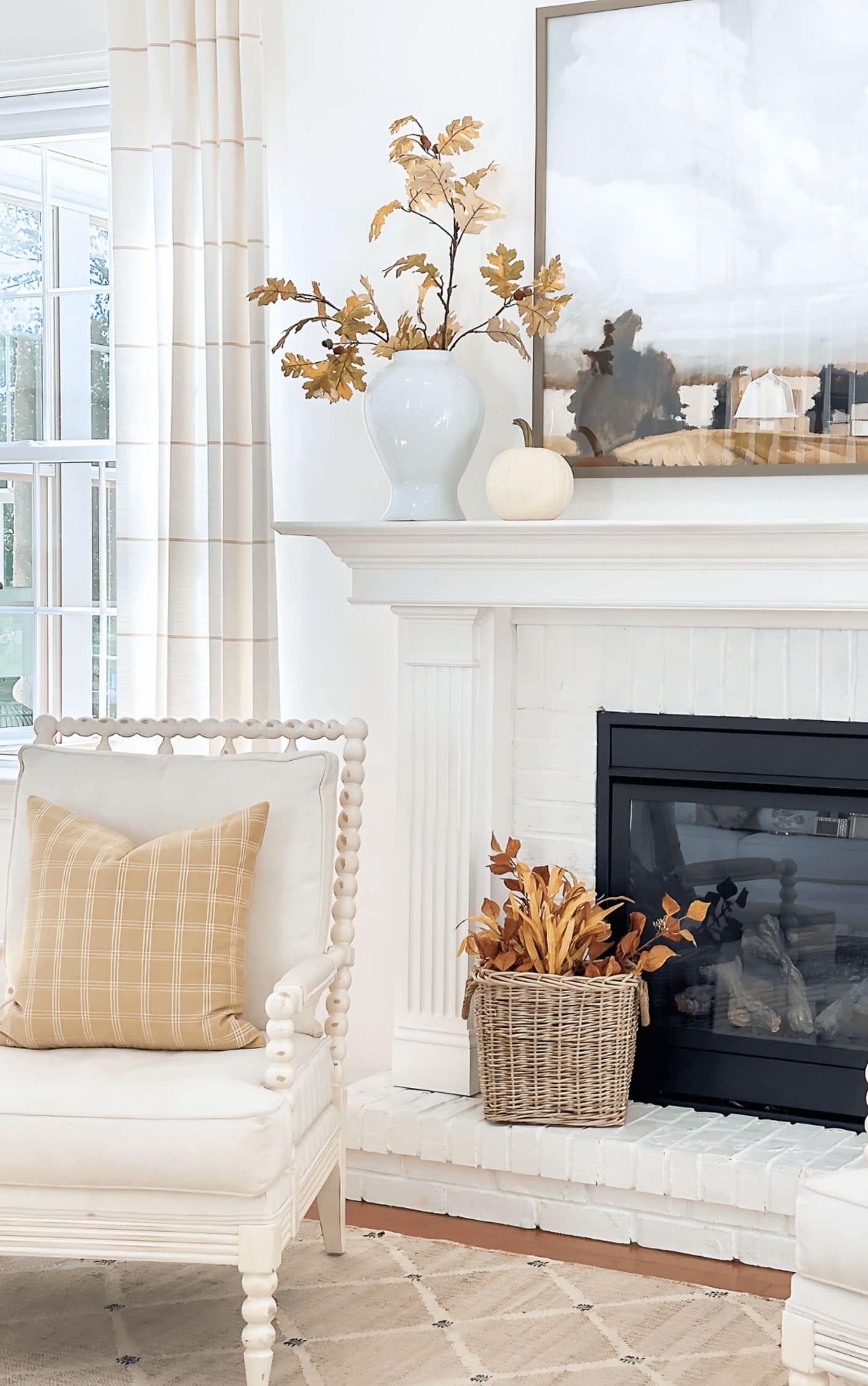Fall Mantel Decor