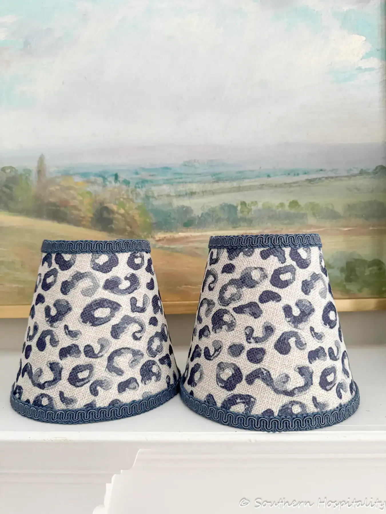 How to cover lampshades with Fabric
