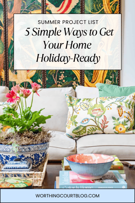 Use the slower summer months to refresh your home with these 5 simple and practical decorating resolutions. From decluttering to small decor updates, these ideas will help your home feel lighter, more functional, and ready for the busy seasons ahead. Perfect for anyone who wants a beautiful, comfortable space without a full makeover!