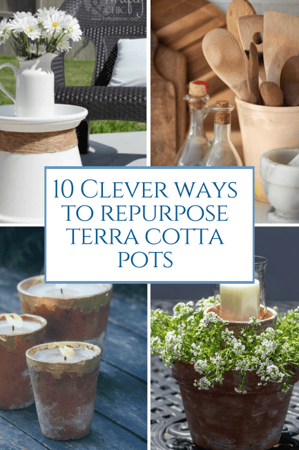 These 10 ideas for repurposing terra cotta .pots are so clever and you'll never look at a simple garden pot the same way again!